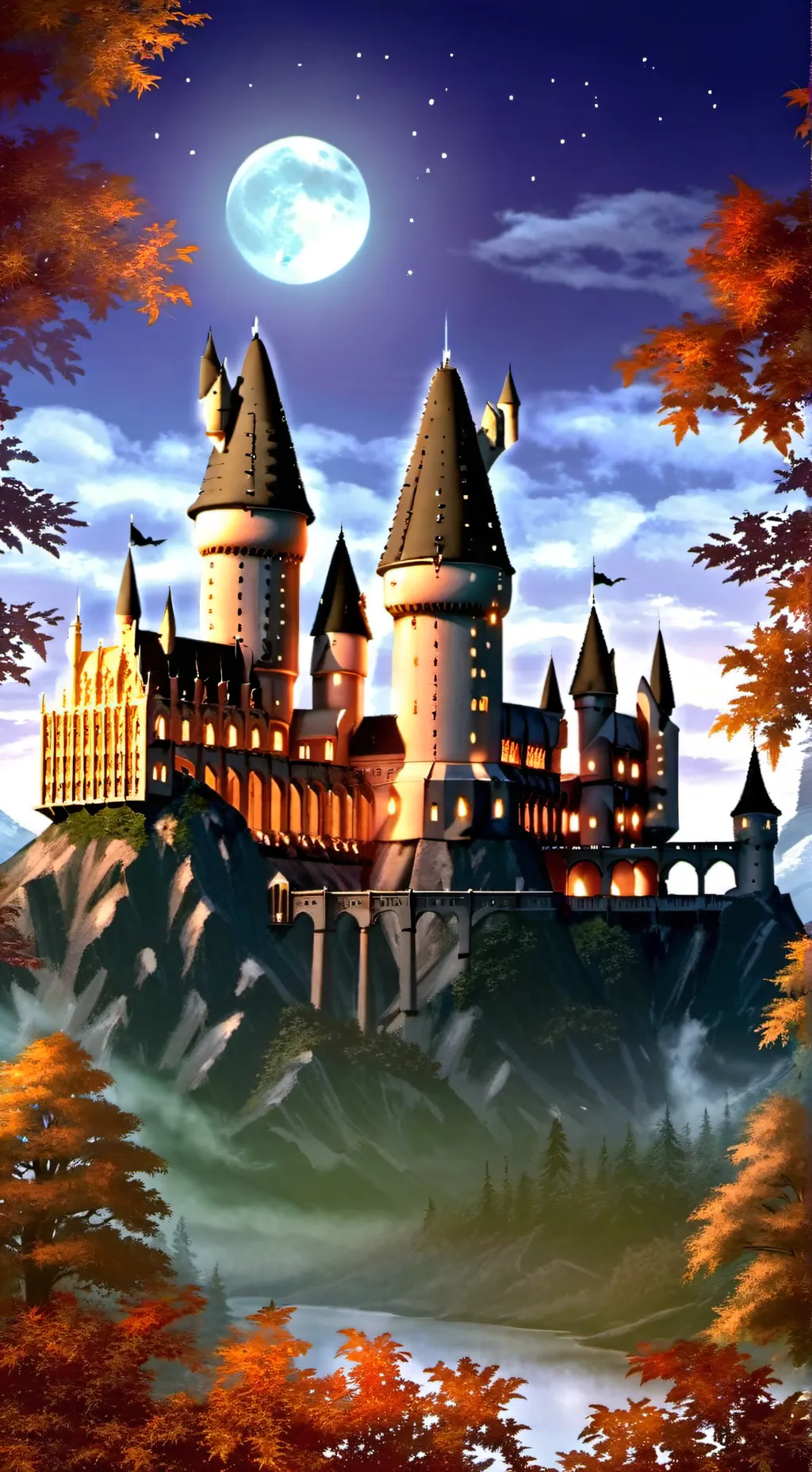 ai character: Hogwarts! *again*🙃 background