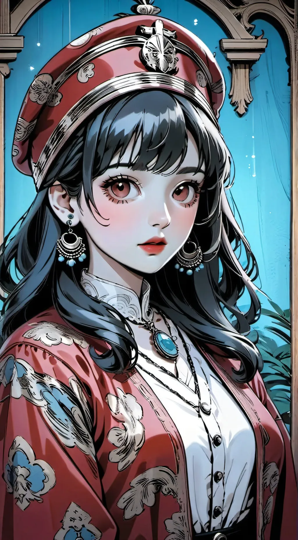 ai character: luna background