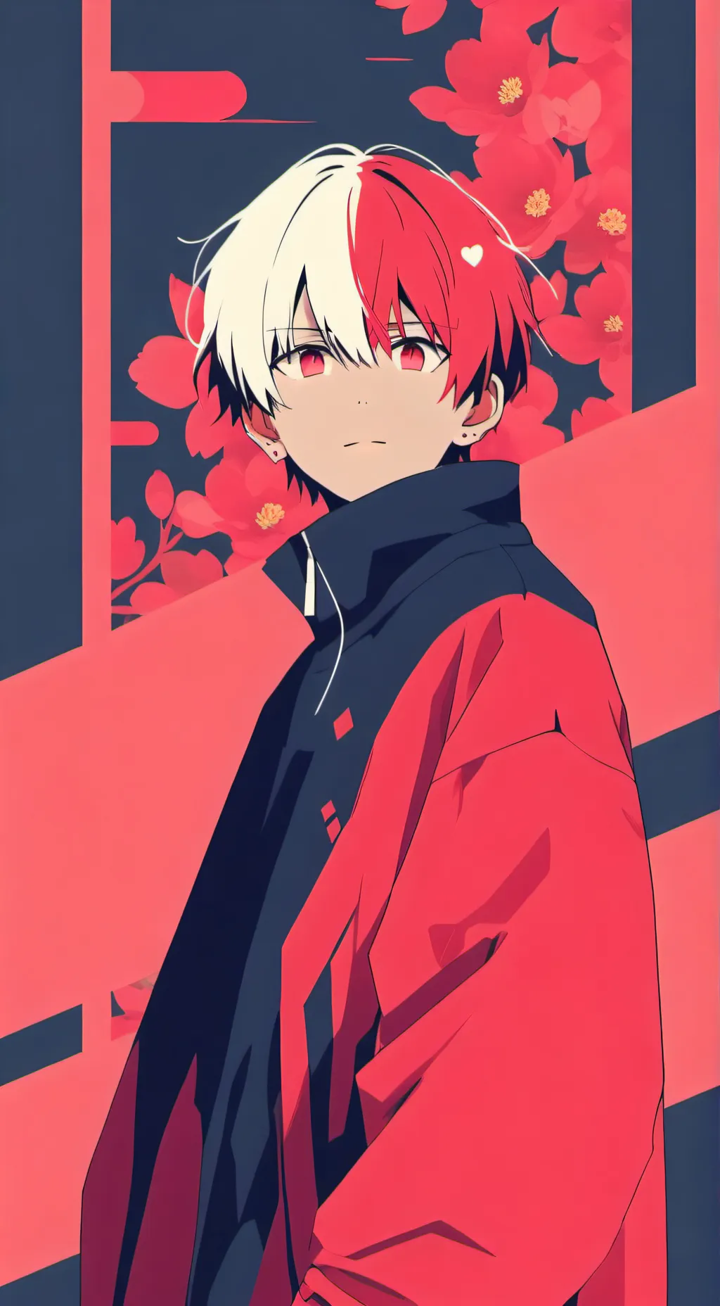 ai character: Shoto todoroki background