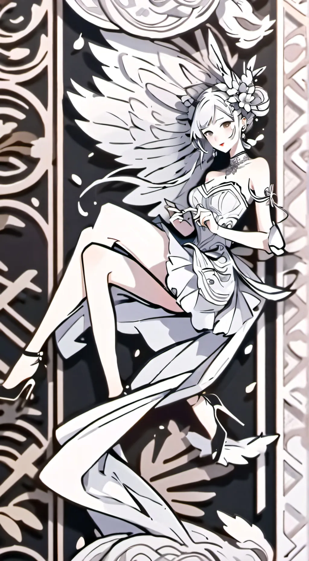 ai character: FLOWERPOP background