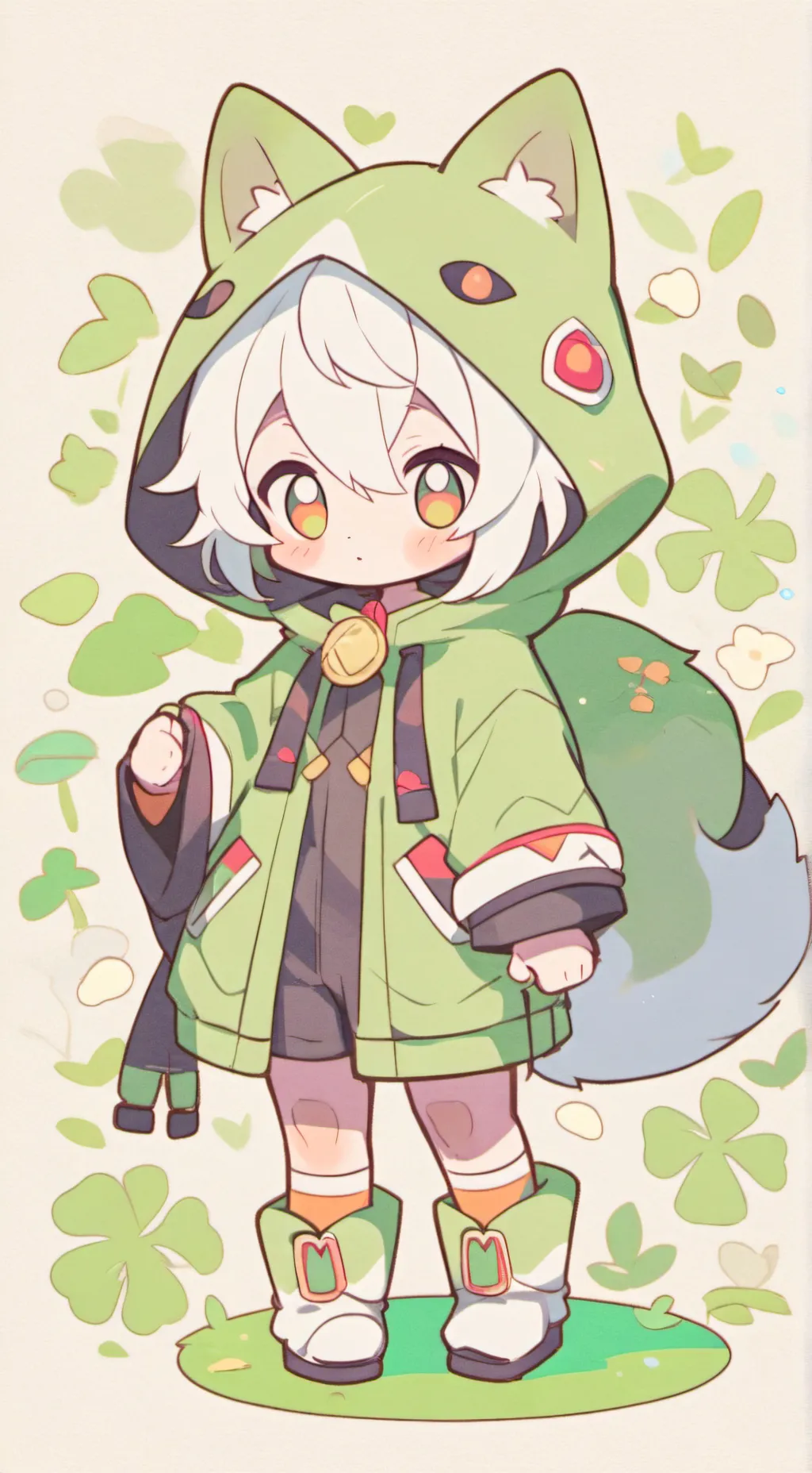 ai character: dandys world au background