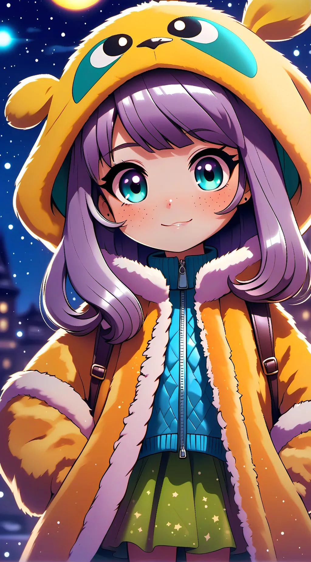 ai character: Luna background