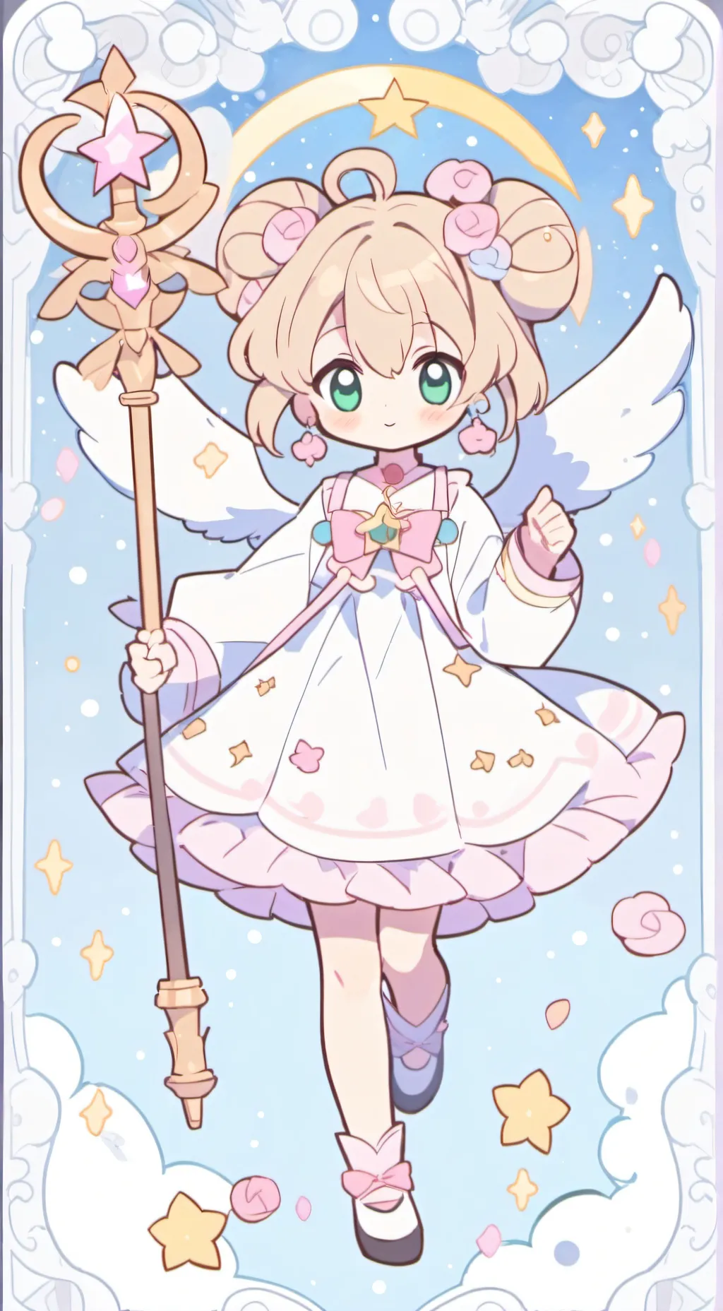 ai character: Card Captor Sakura background