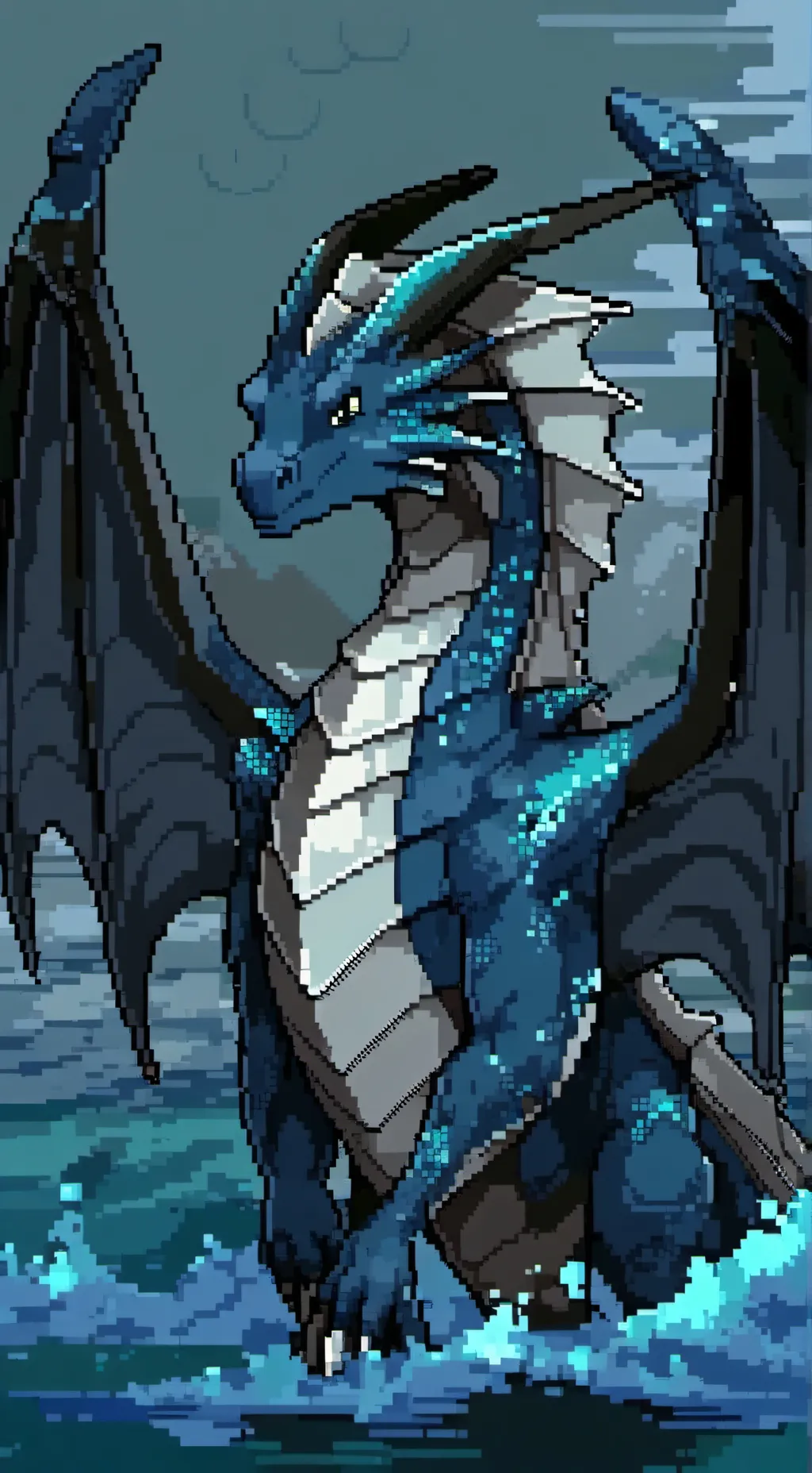 ai character: tsunami background