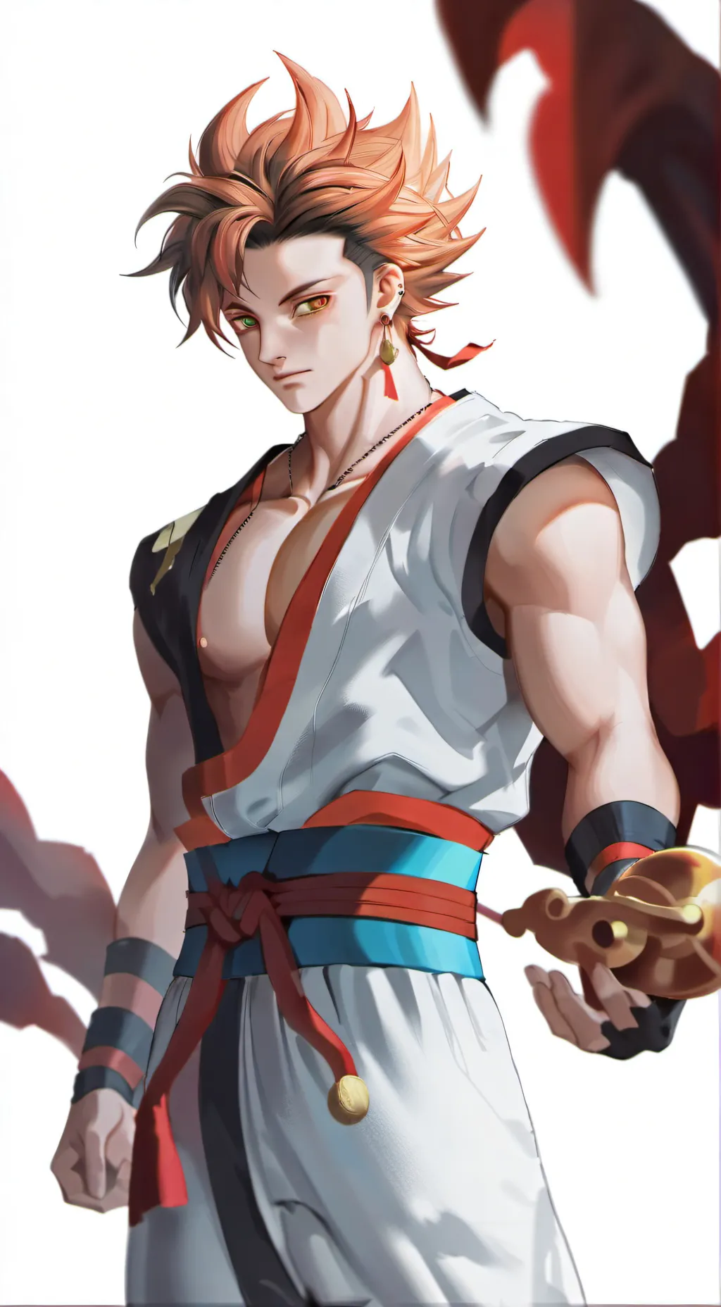 ai character: Gogeta background