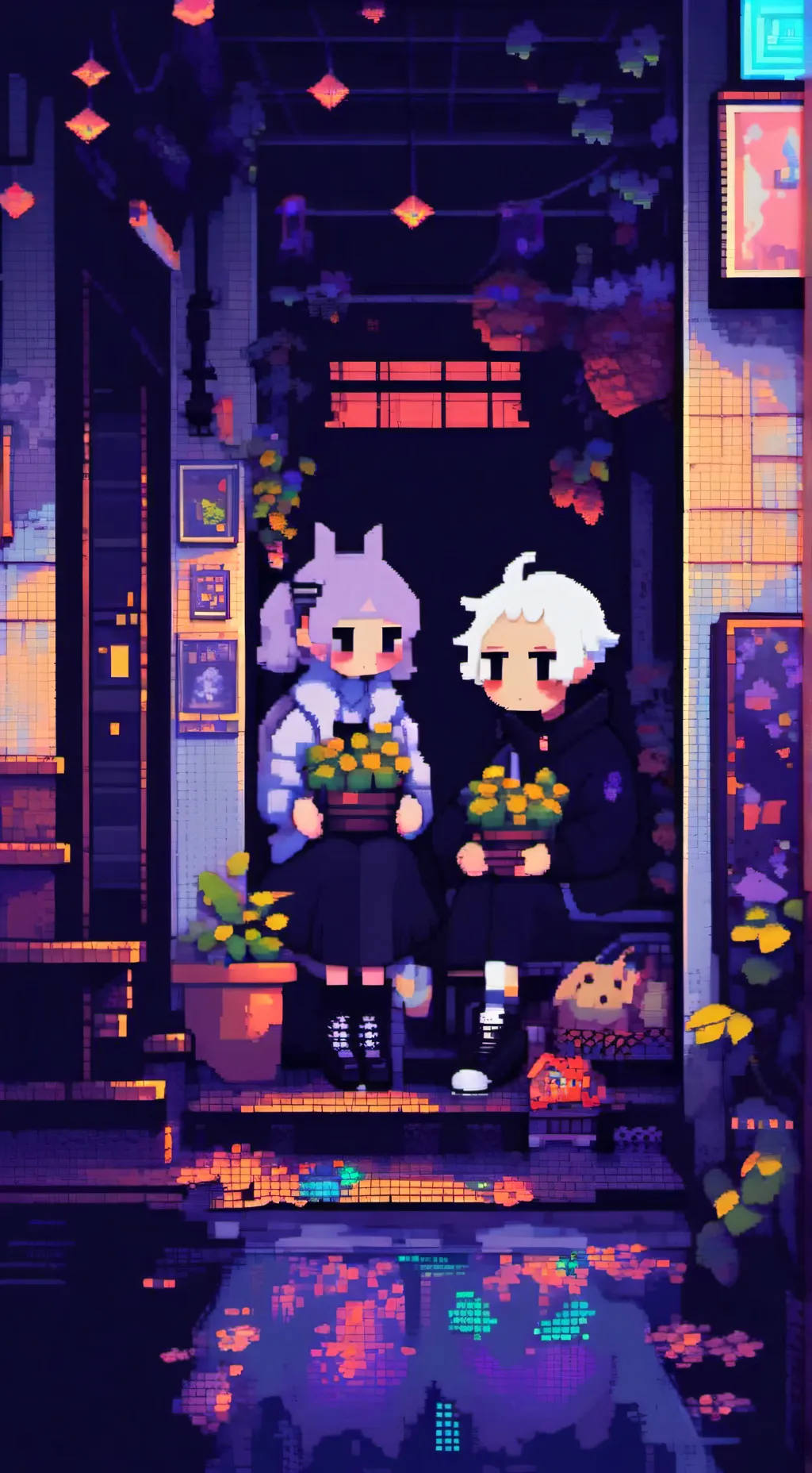 ai character: bobette x dandy background