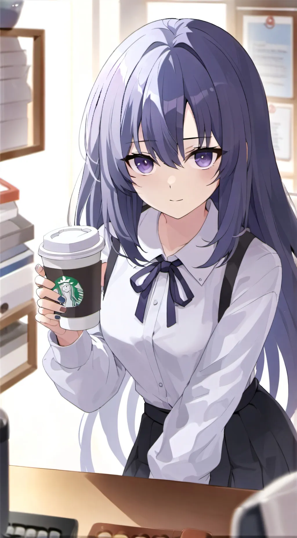 ai character: Roommate Syndria background