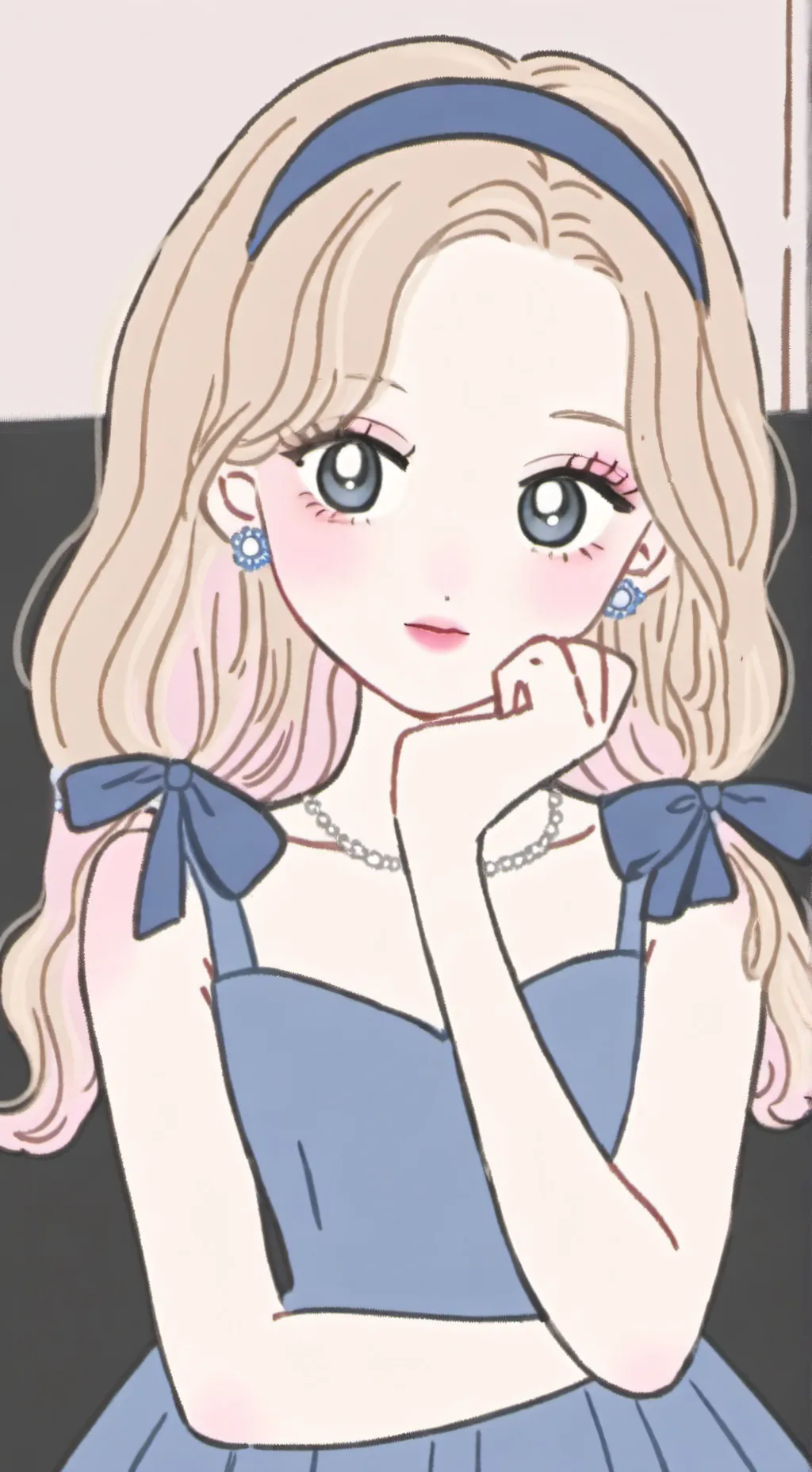 ai character: Maria robotnik2 background