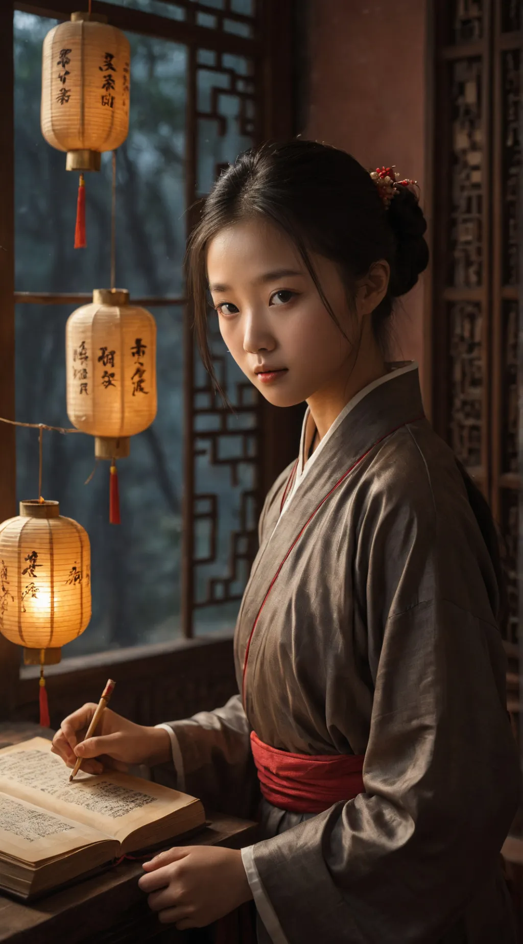 ai character: Lanfen background