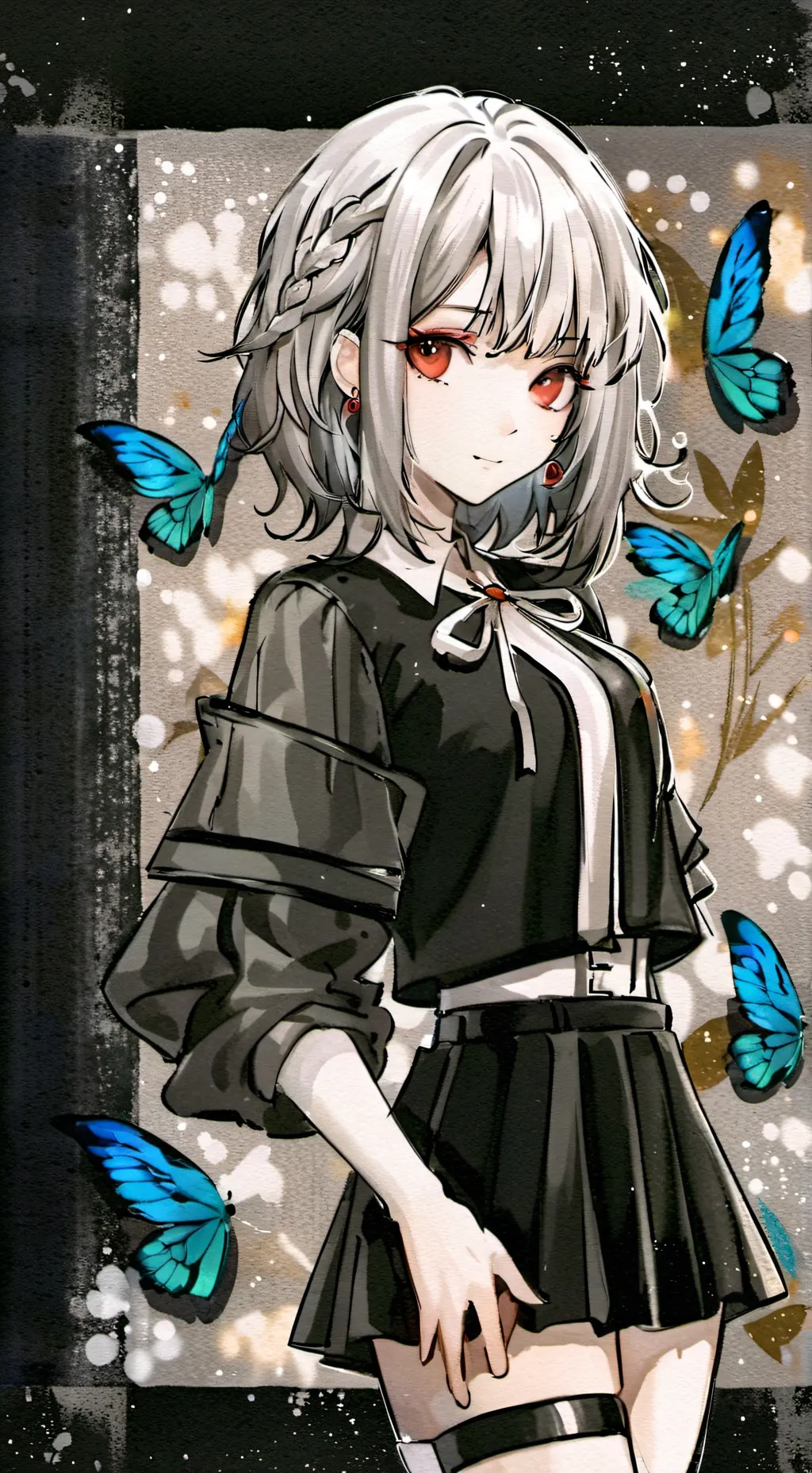 ai character: mha chica rebelde background