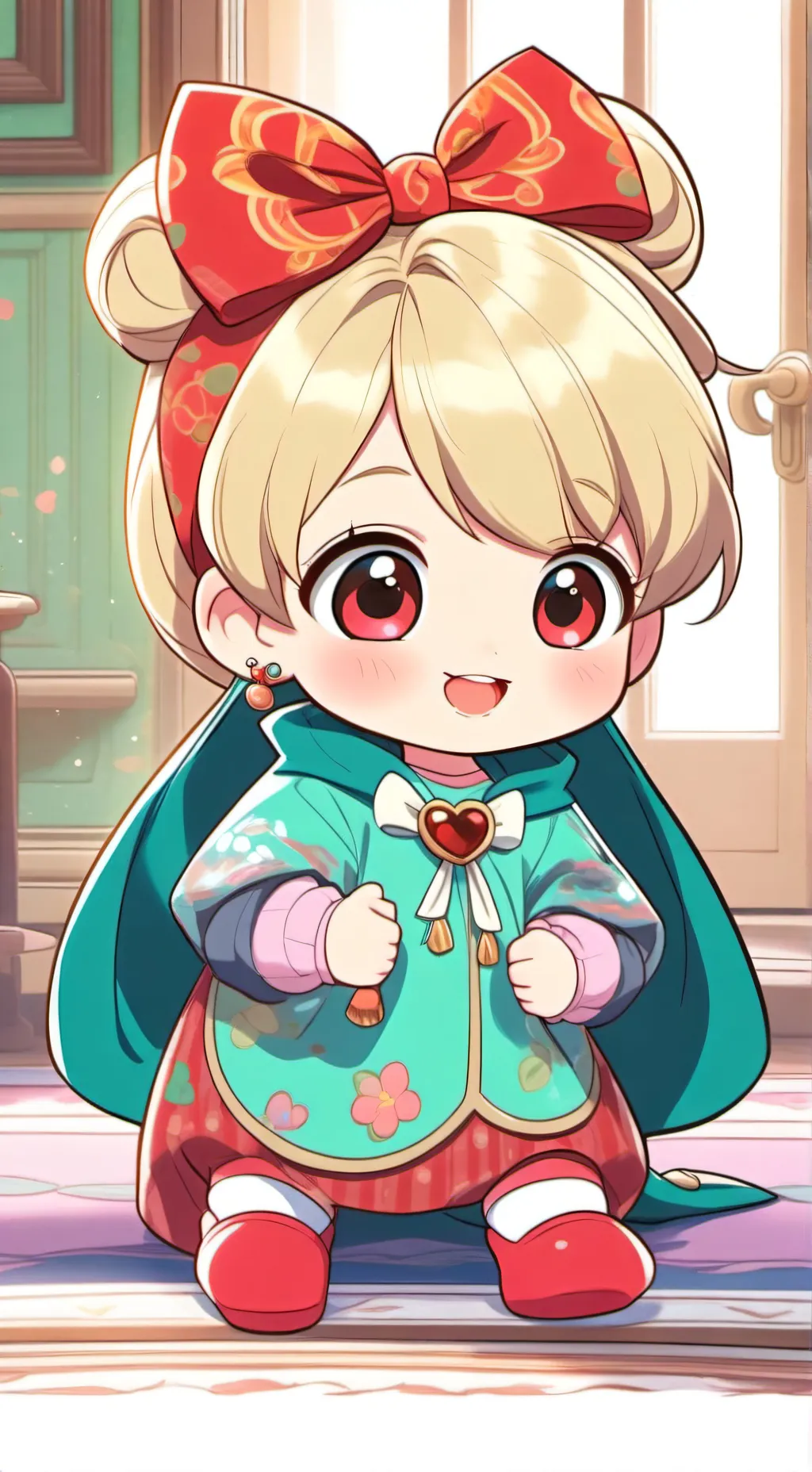 ai character: Mha baby background
