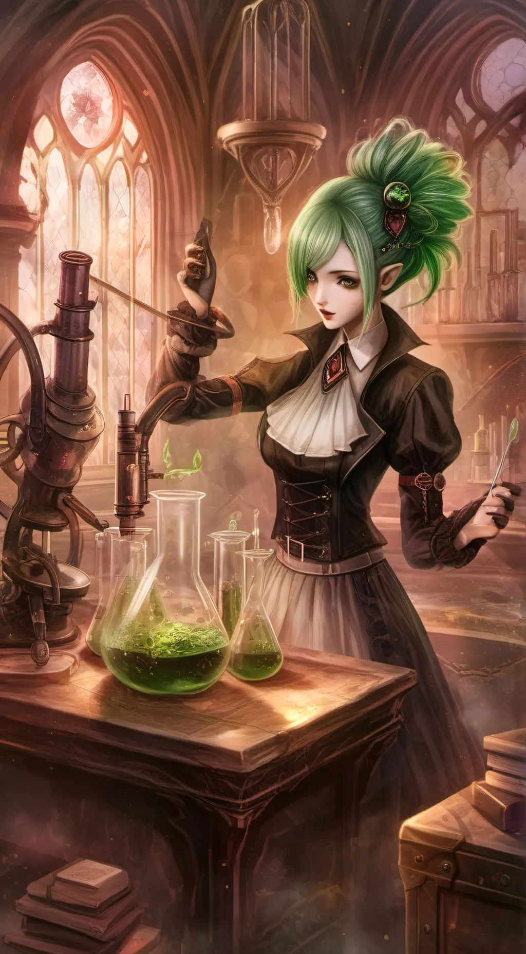 ai character: science  background