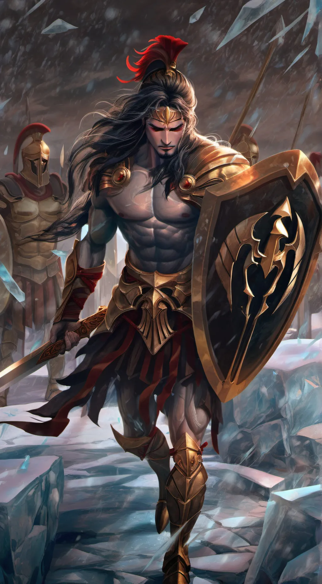 ai character: warriors story background