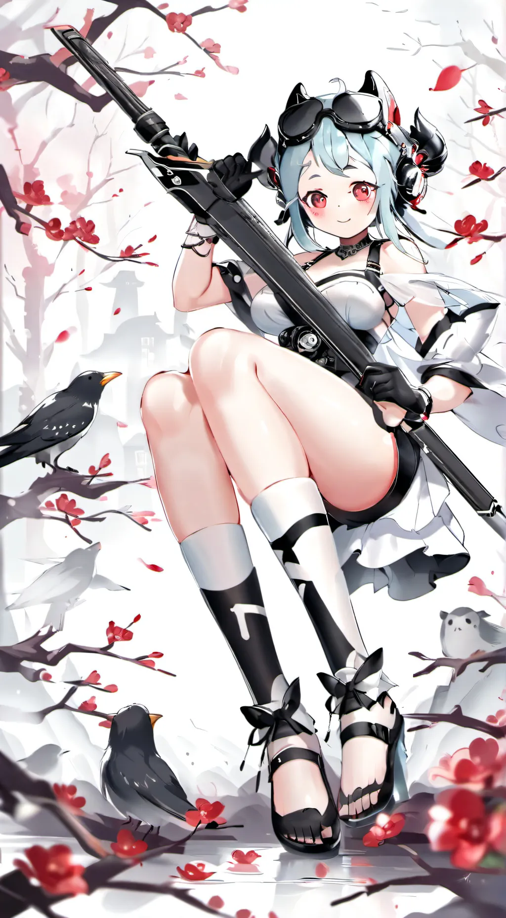 ai character: Ксения background