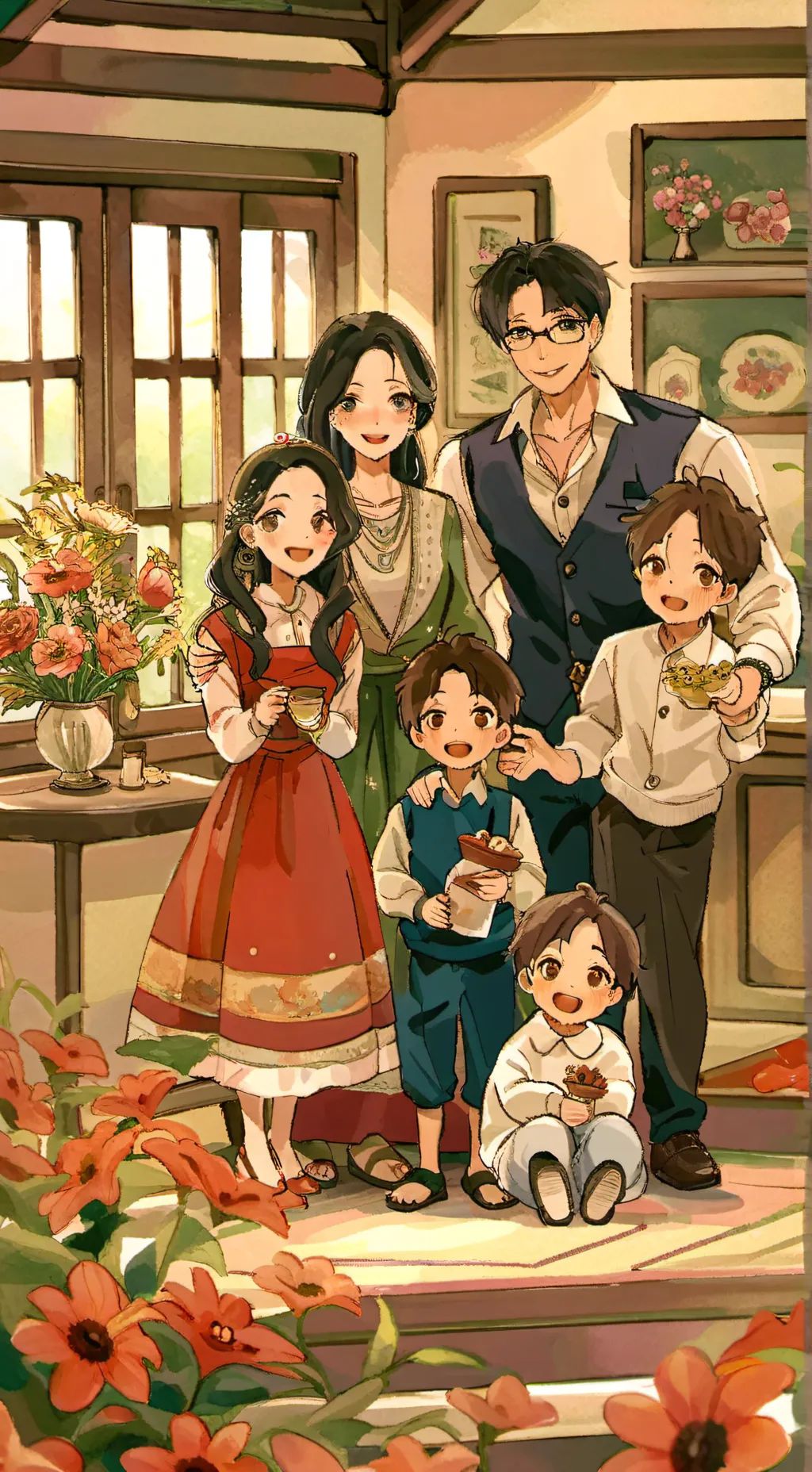 ai character: family background