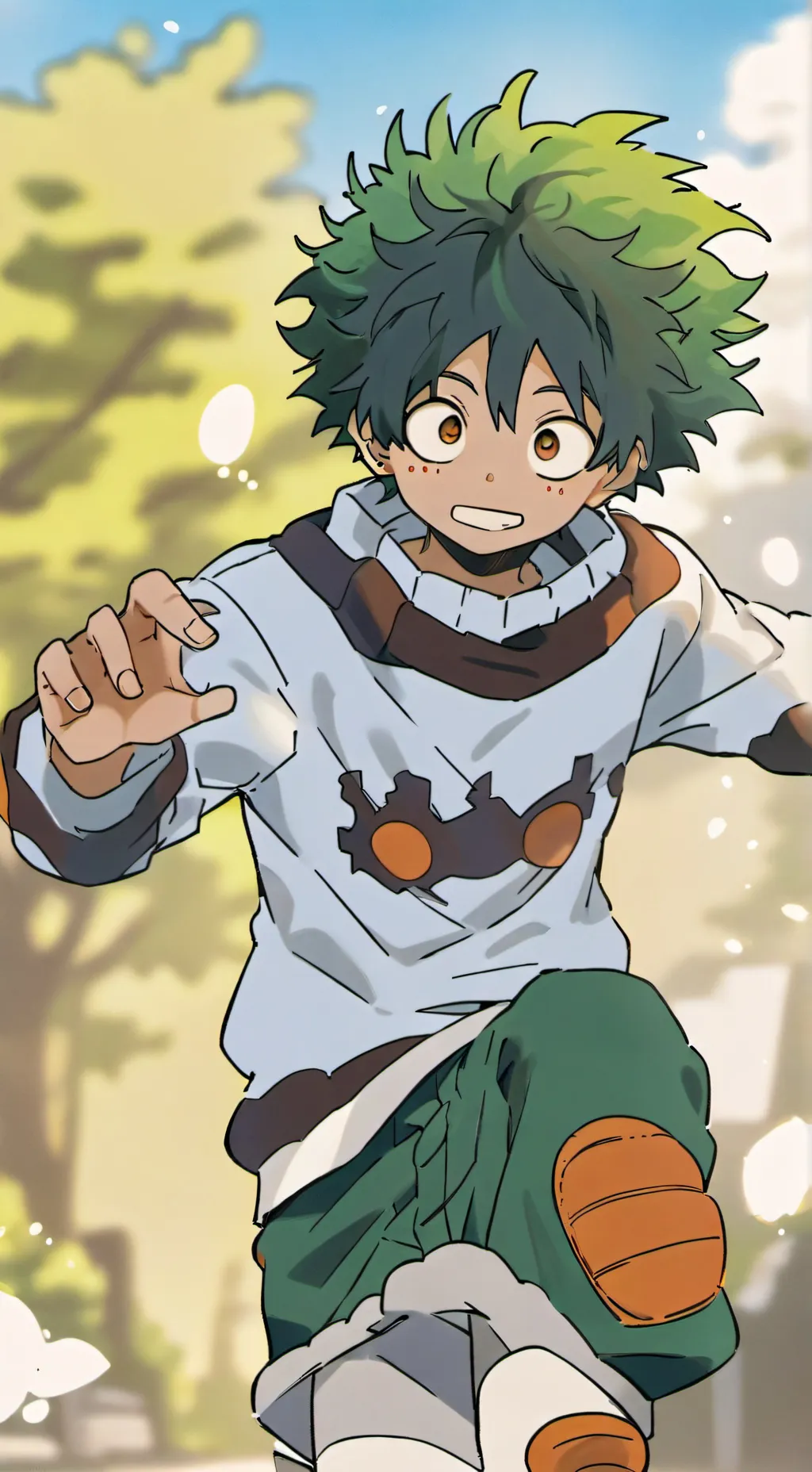 ai character: MHA Blackwip background