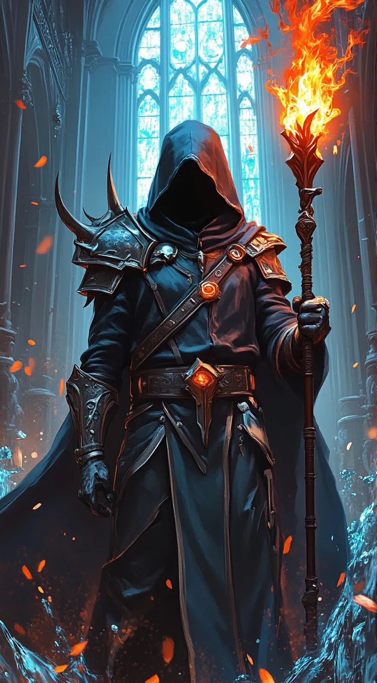 ai character: the mages flame  background