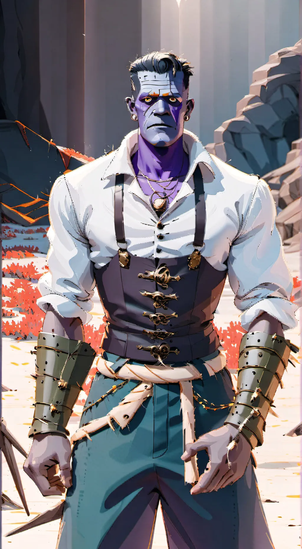 ai character: Frank Jr. background