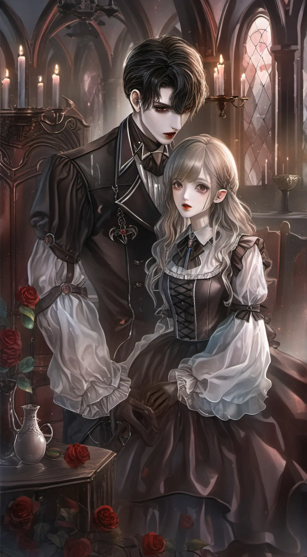 ai character: Vampire School background