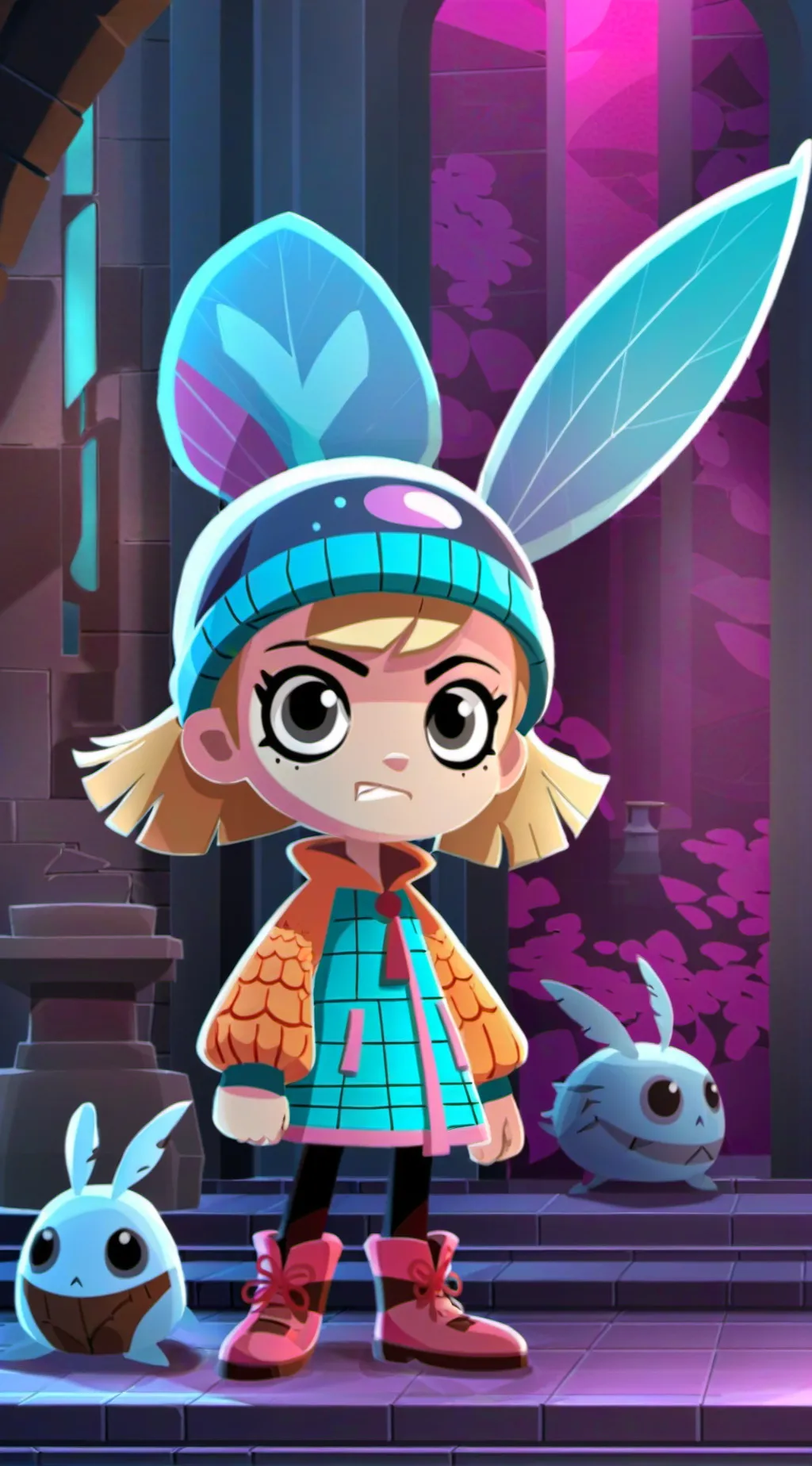 ai character: shelly... background