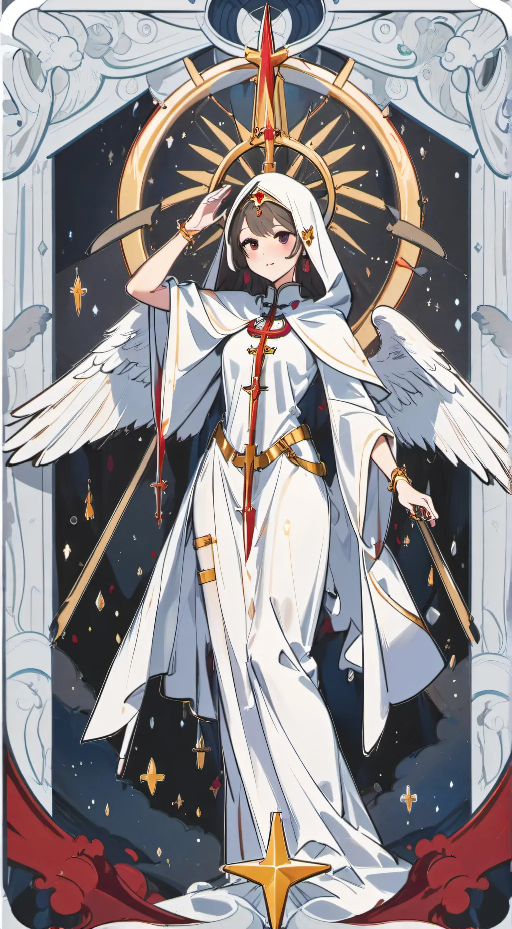 ai character: Lumina background