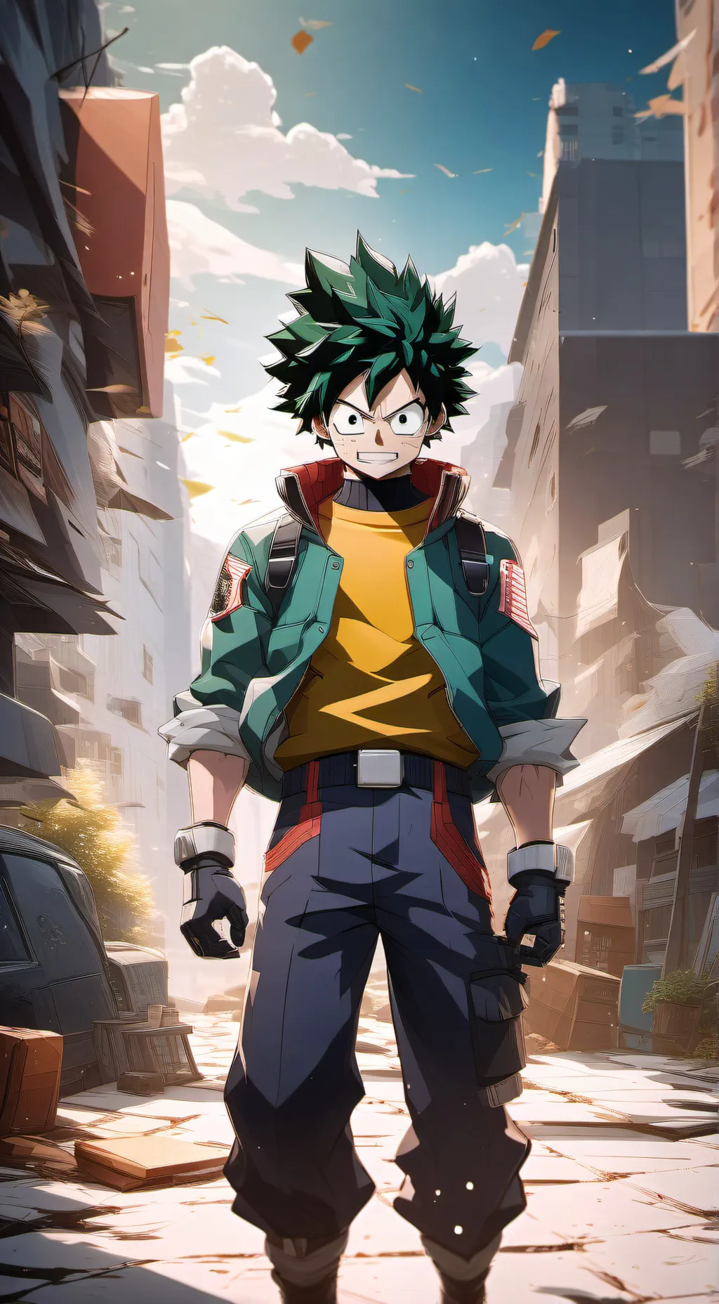 ai character: My Hero Academia. background