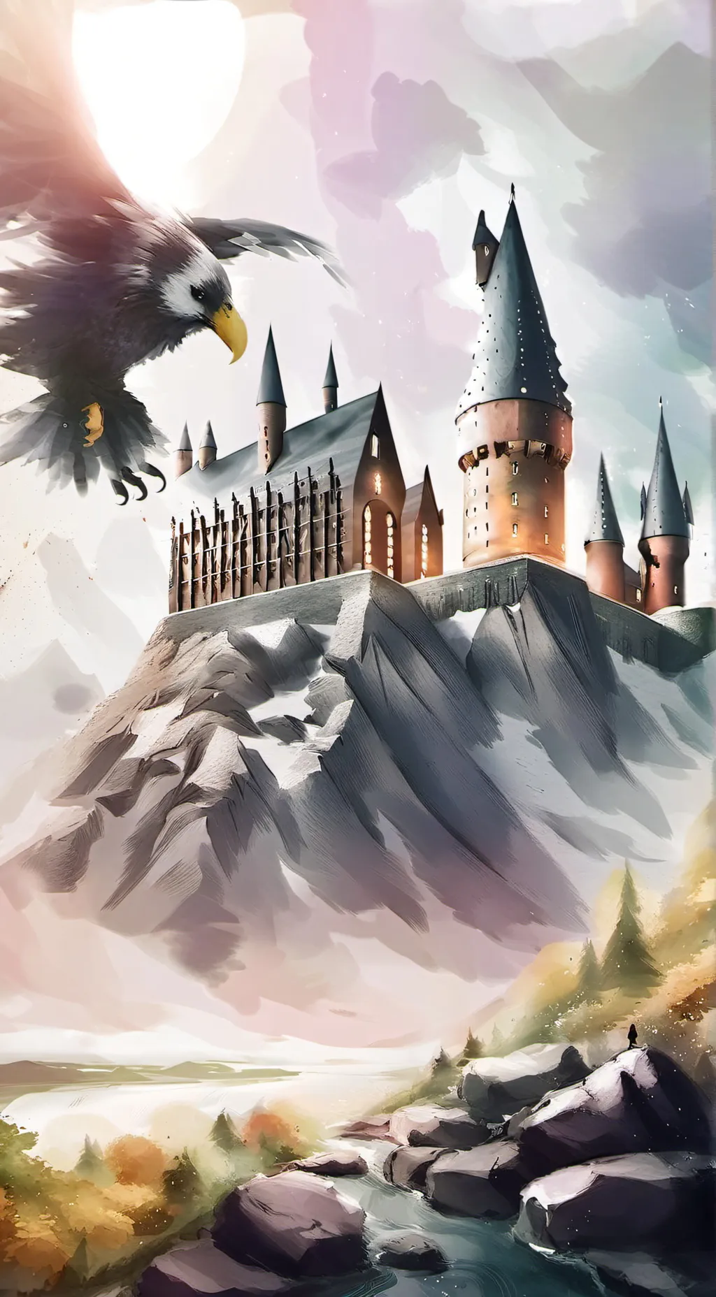 ai character: Hogwarts italiano⚡ background