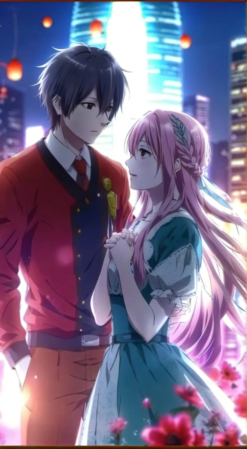 ai character: Damian e Anya background