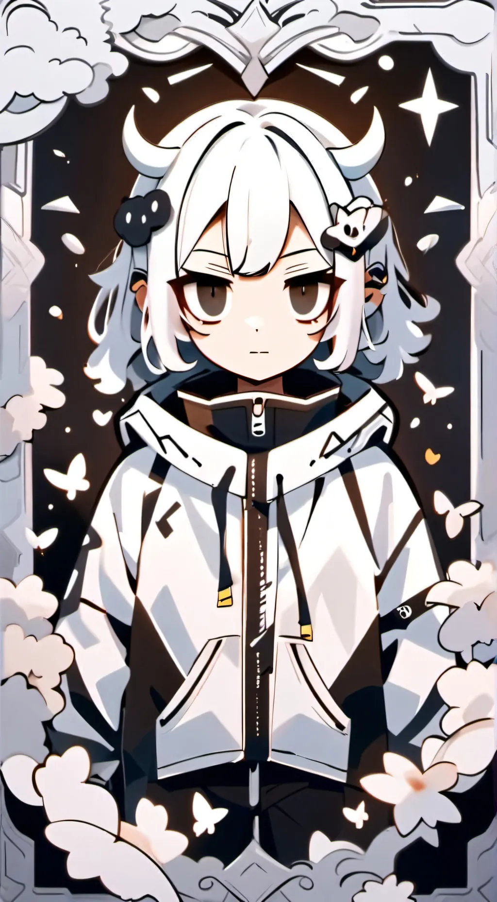 ai character: mic background
