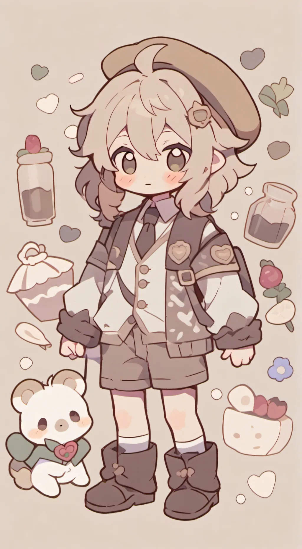 ai character: neko background
