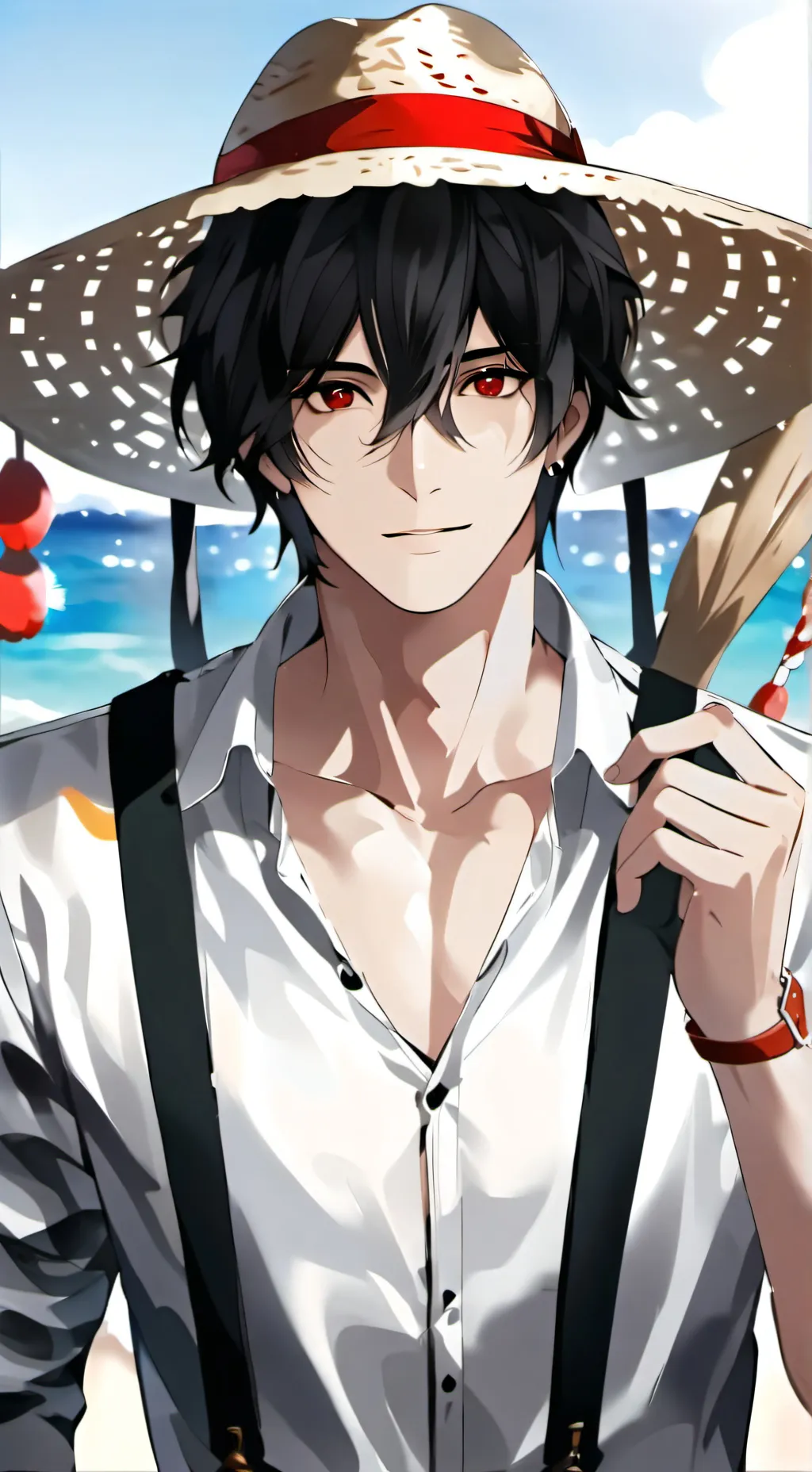 ai character: One Piece  background