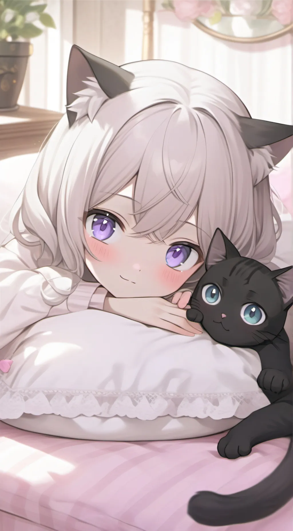 ai character: Nyxie the Sleepy B background