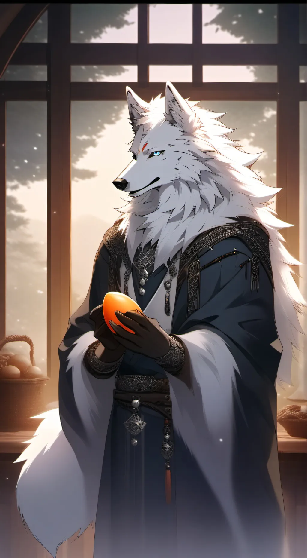 ai character: Wolfen Egg Hatcher background