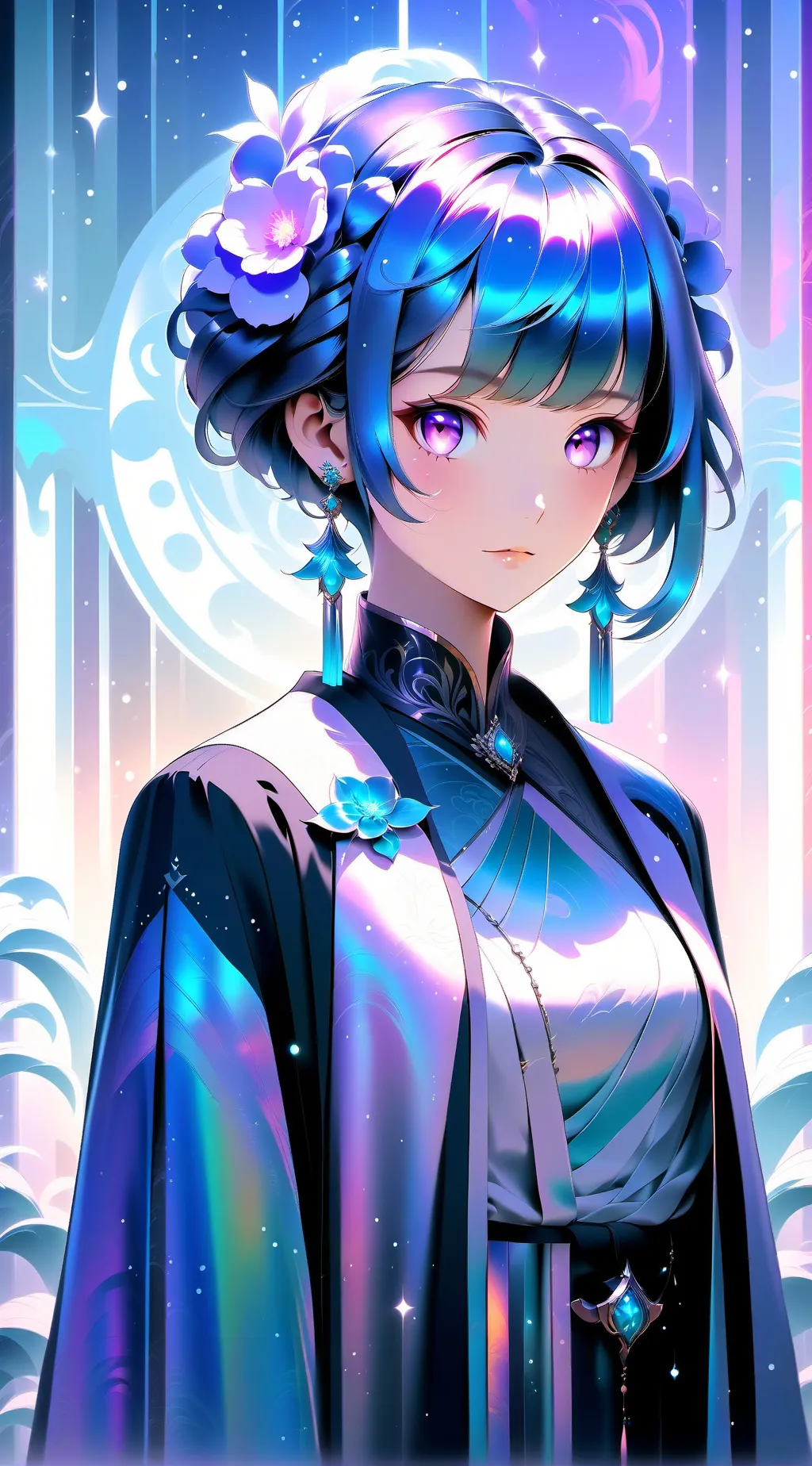 ai character: demon slayer  background