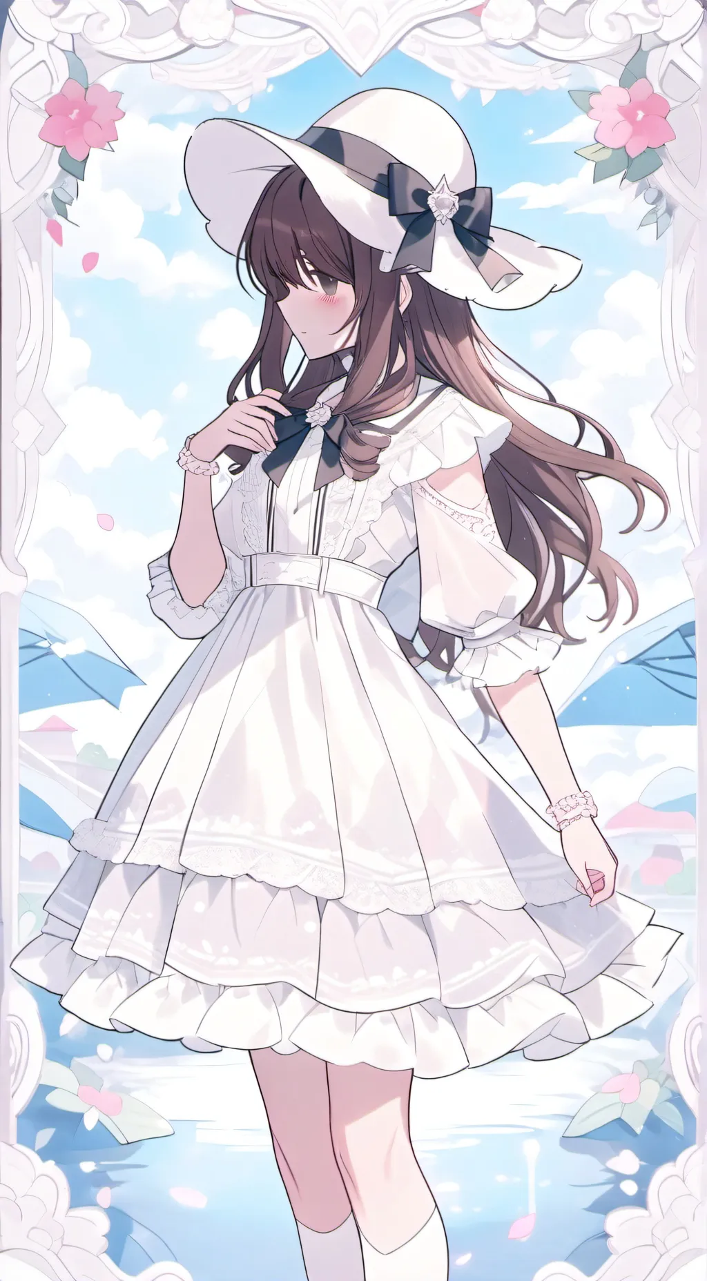 ai character: Enceinte  background
