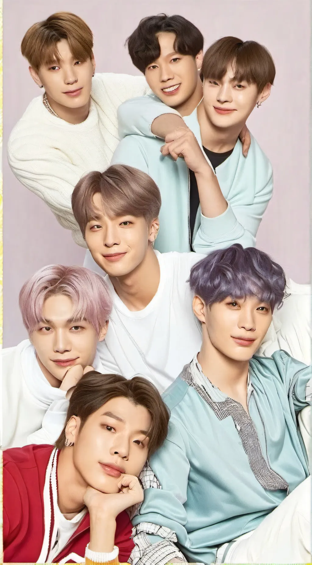 ai character: BTS!  background