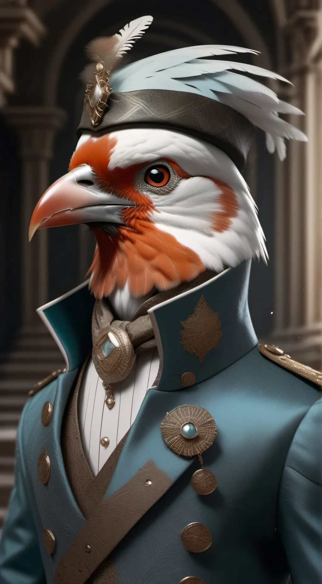 ai character: Prince CAW  background
