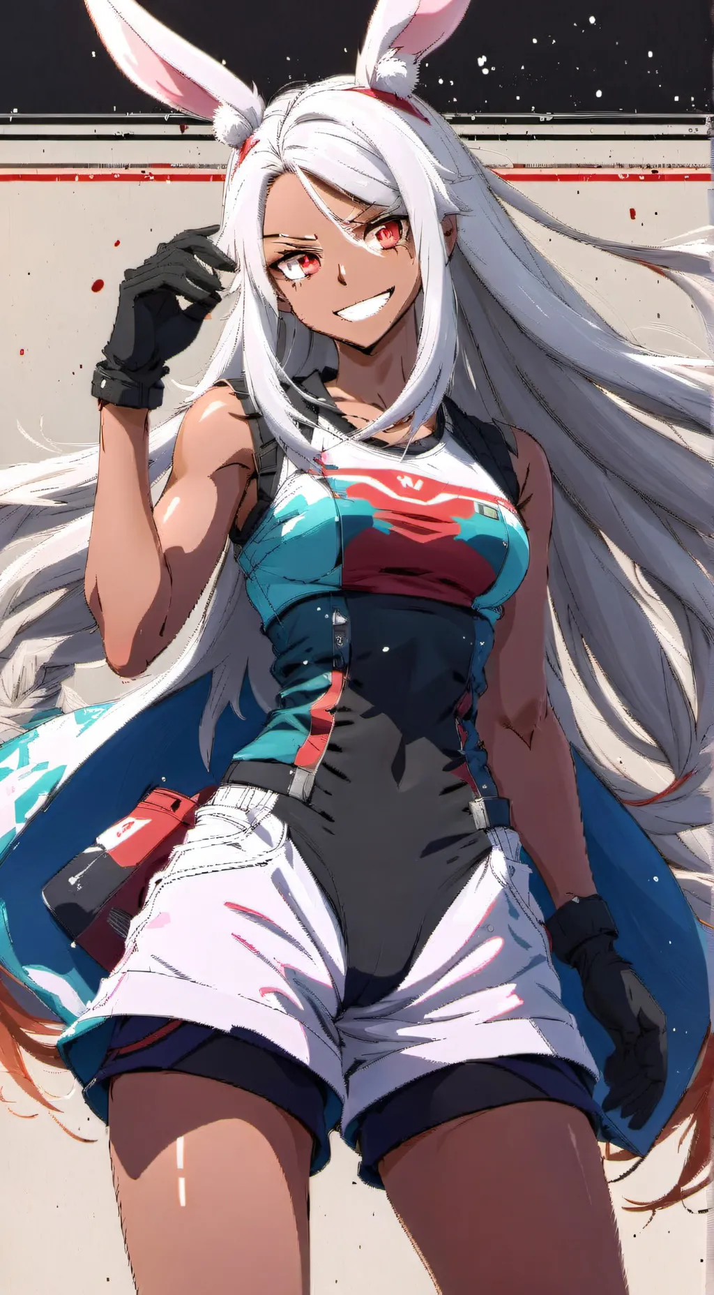 ai character: Rumi Usagiyami background