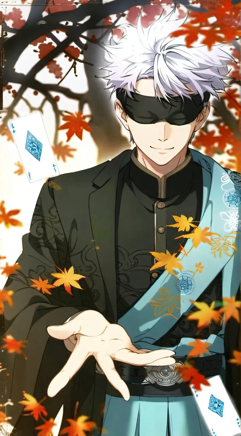 ai character: Gojo Saturo background