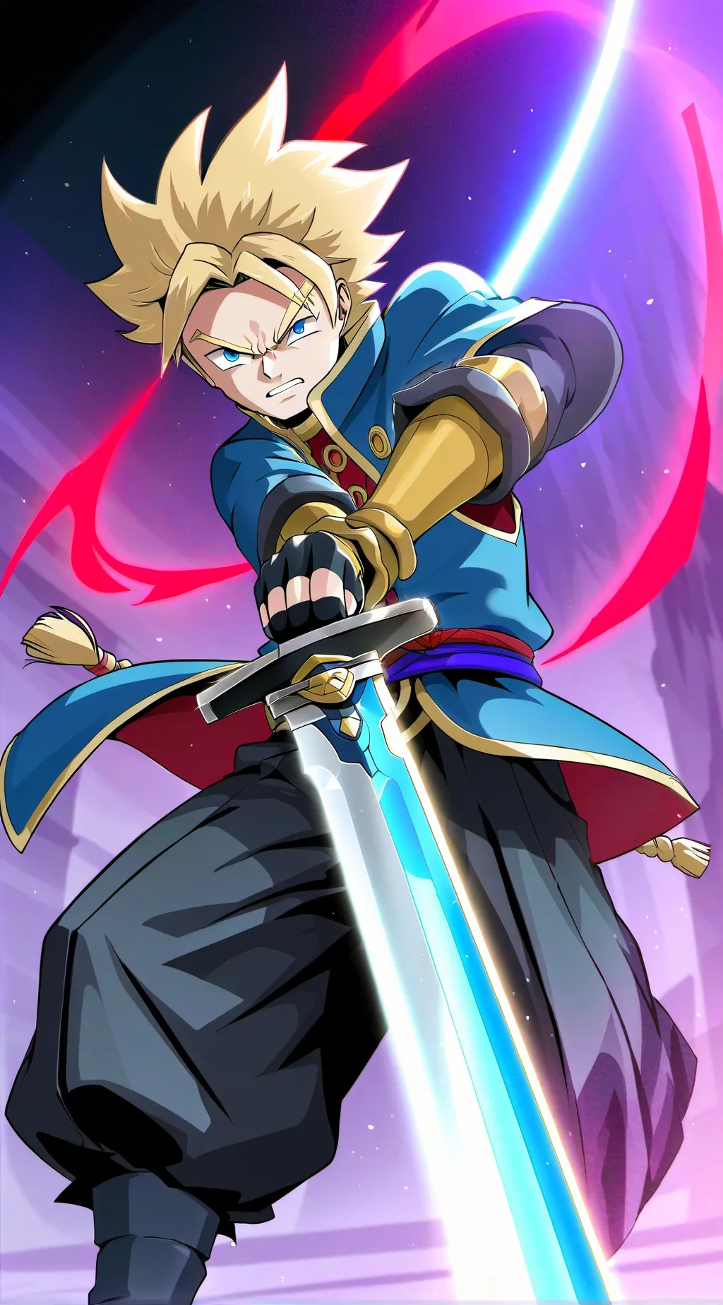 ai character: Dragon ball super background