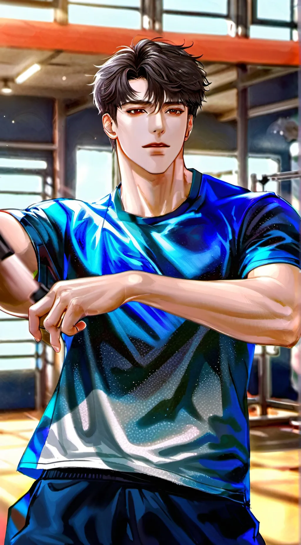 ai character: David  background