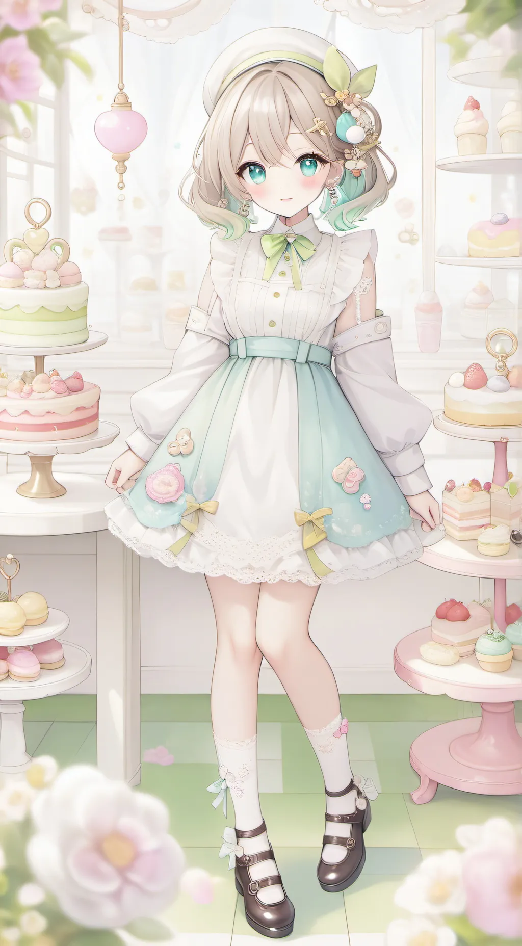 ai character: Ch pastry shop! ♡ background