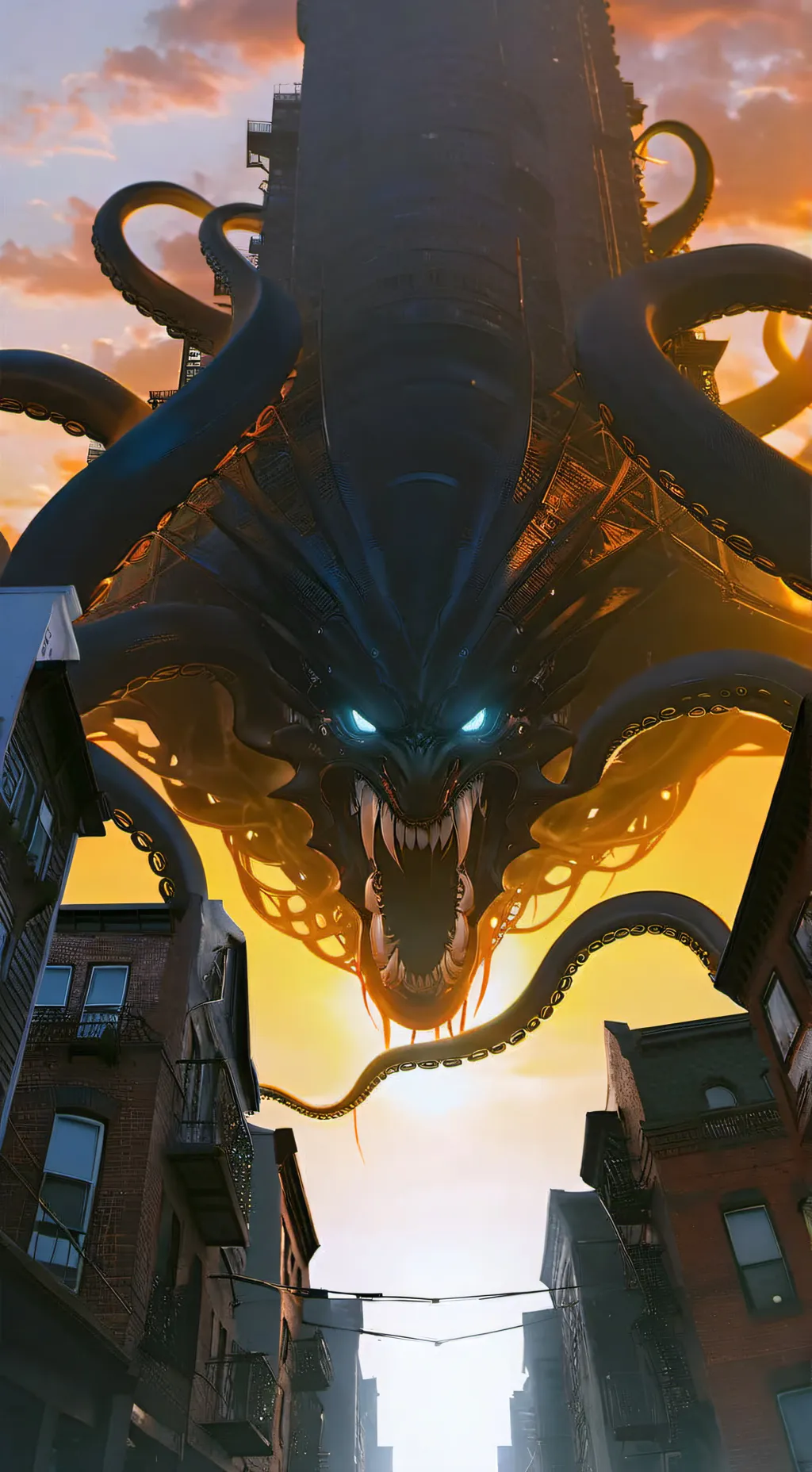 ai character: CH kraken😱🐙⁉️ background