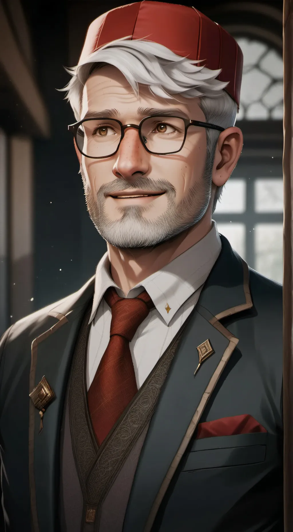 ai character: Stanley Pines  background