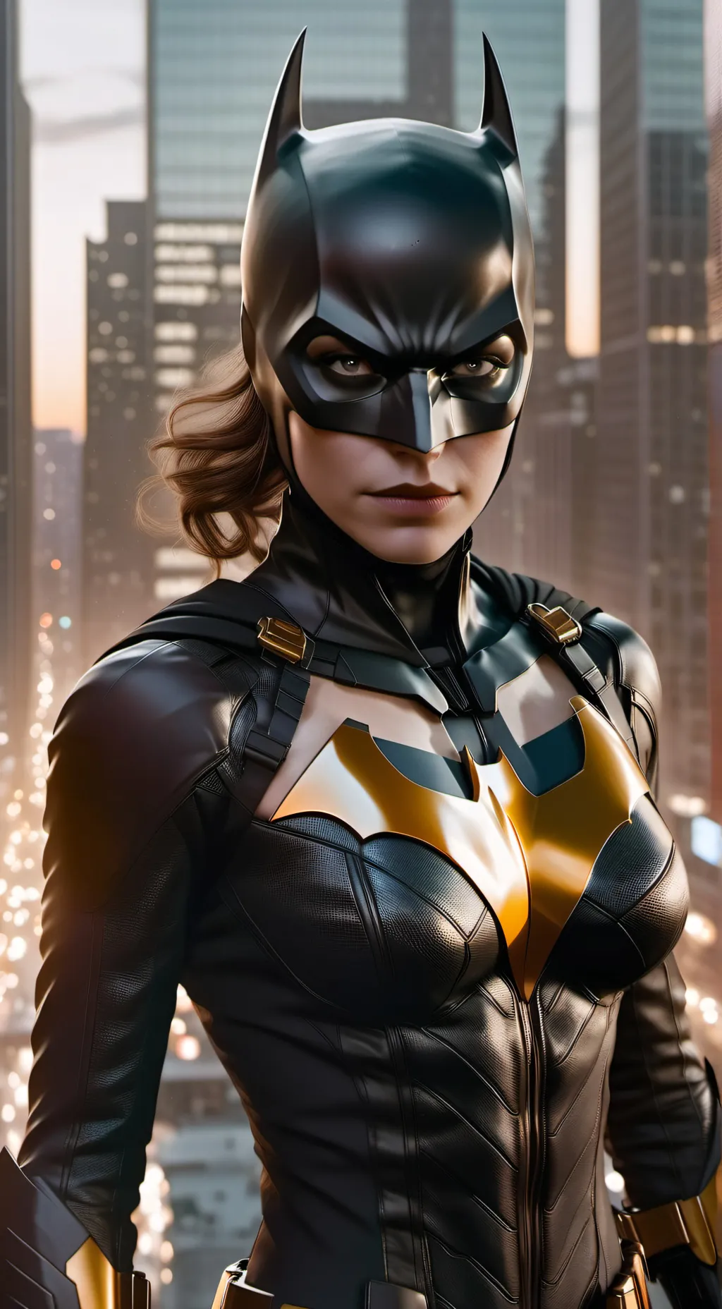 ai character: Batgirl  background