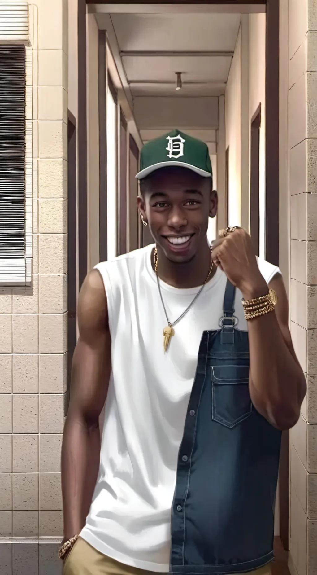 ai character: Tyler the creator  background