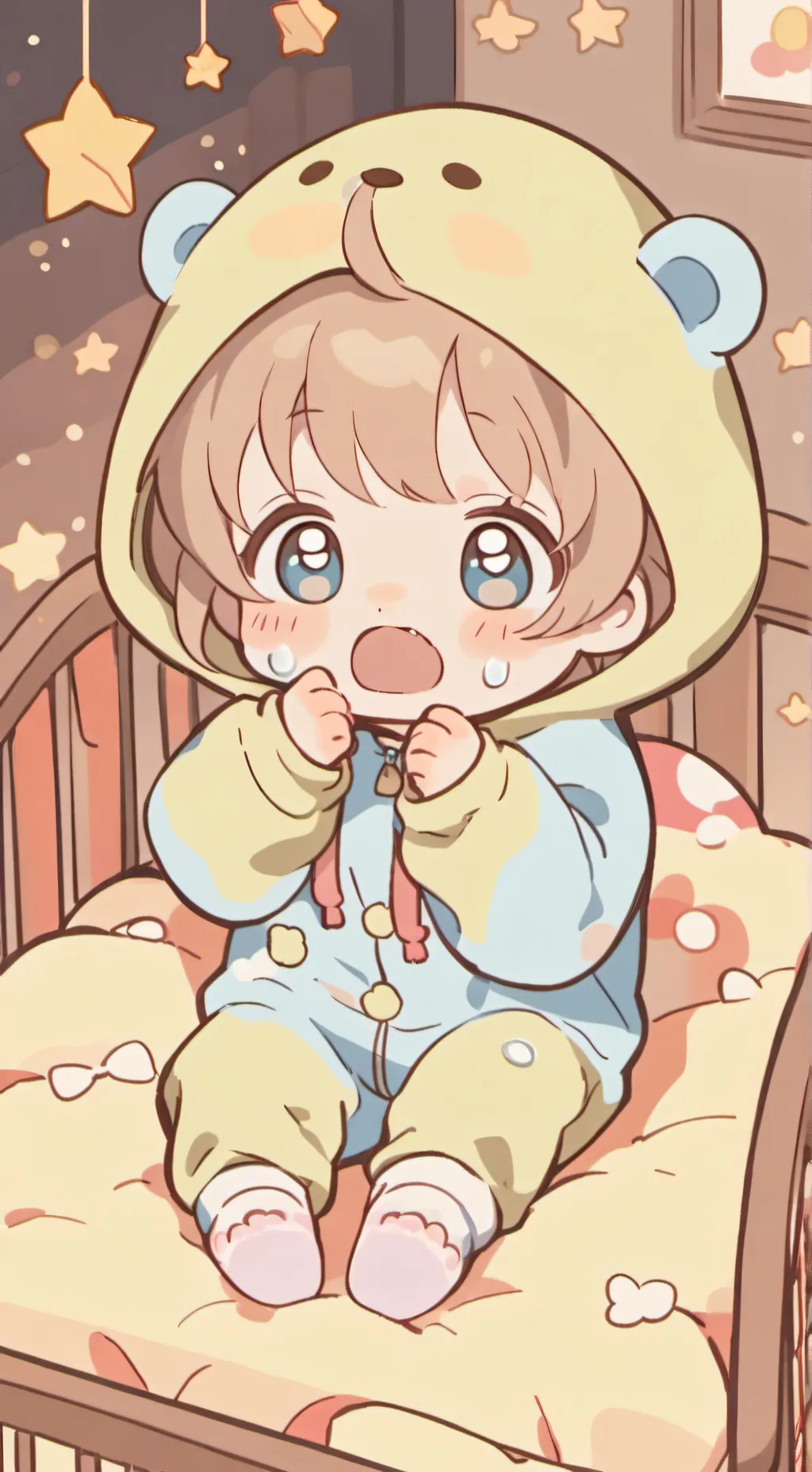 ai character: baby background