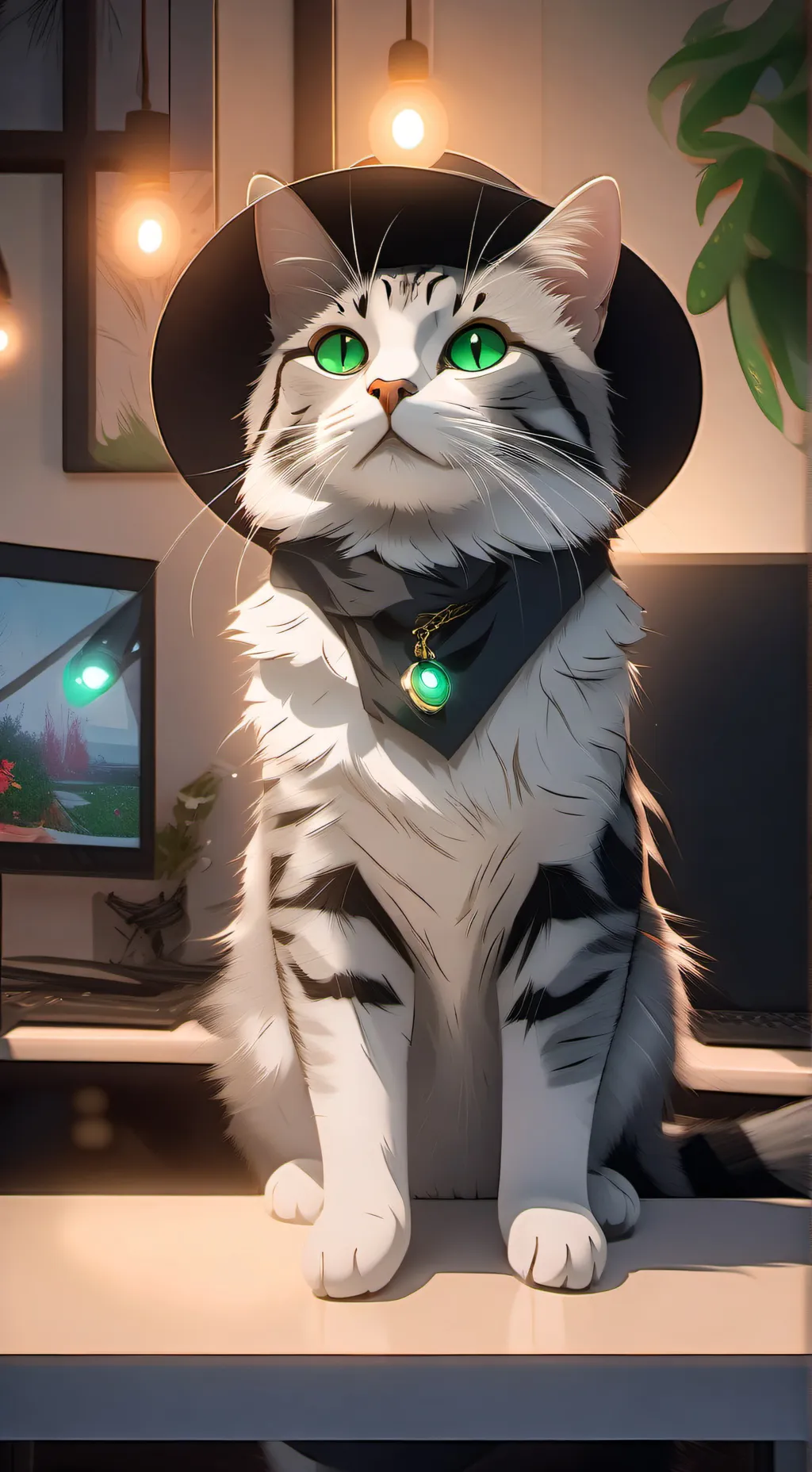 ai character: Pixel background