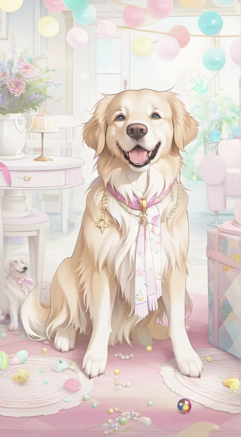 ai character: Lottie background