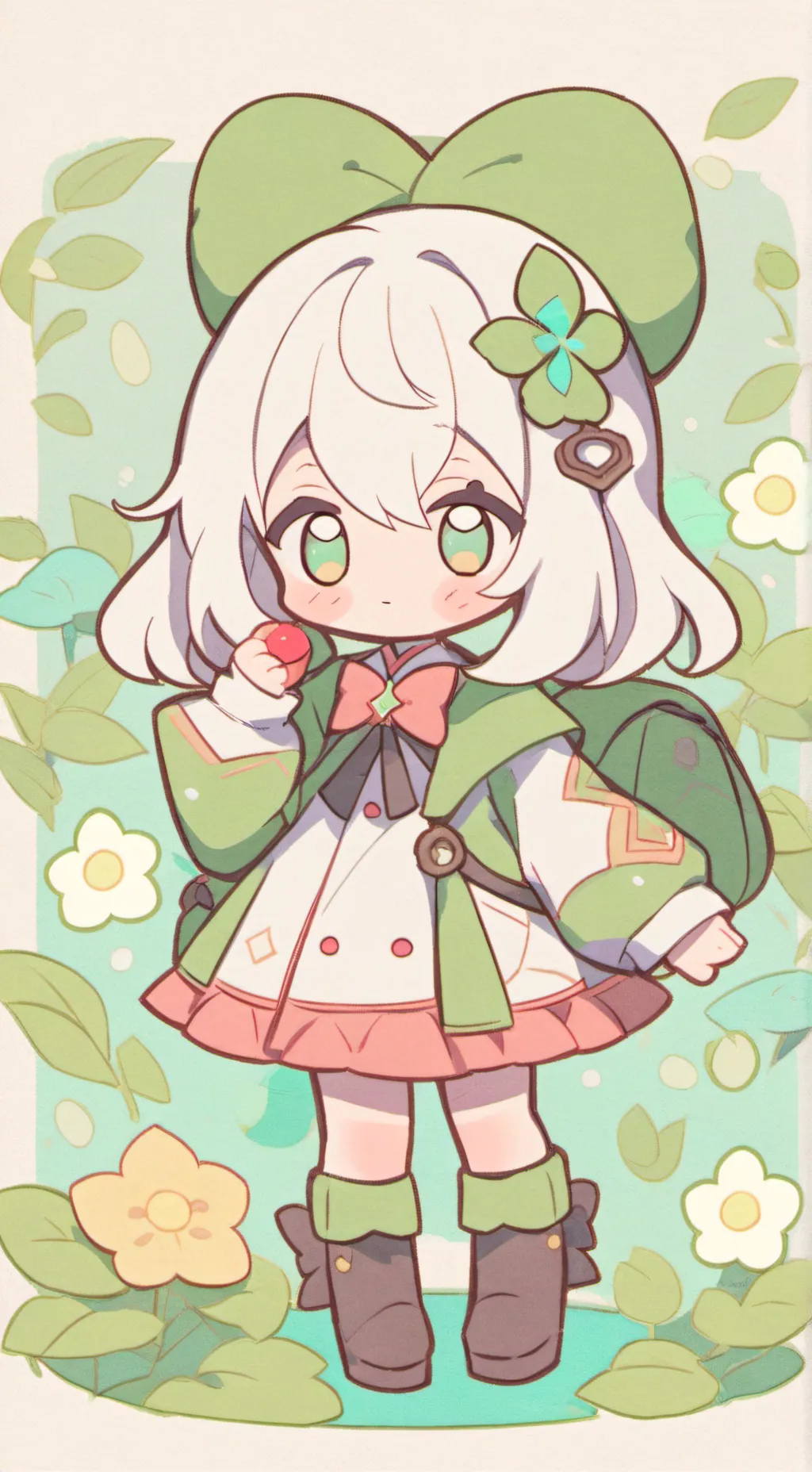ai character: bebé bailadora background